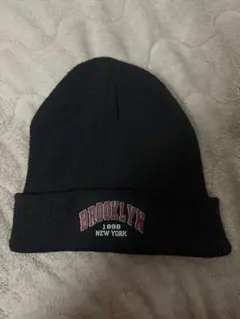 黒のBROOKLYNニット帽