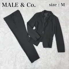 タカキュー スーツ セットアップ ブラック パンツスーツ M リクルート