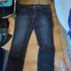 Sartoria Bellini ブラックデニム 大きいサイズ w44