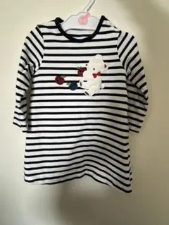 familiar ファミリア　ボーダーワンピース　80㎝