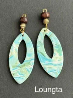 5点で450円引き ハンドメイドピアス 樹脂ピアス