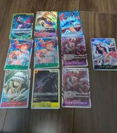 ワンピース カードゲーム 蒼海の七傑7枚セット　ミホークsec他SRセット