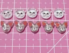 straykids skzoo スキズ ネイルパーツ ソコンイェズ