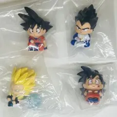 ドラゴンボール まちぼうけ 孫悟空 ベジータ ヤムチャ　ゴテンクス　4体セット