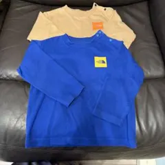 THE NORTH FACE ノースフェイス　2枚セット　ベージュ　青　薄手長袖