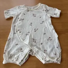 花柄ロンパース 60-70サイズ