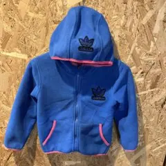 レア 古着屋購入 アディダス トレフォイルロゴ フリース 子供