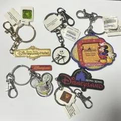 香港ディズニーランド キーホルダー 5個セット