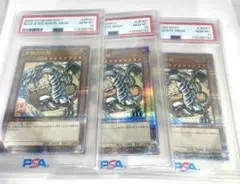 PSA10 連番ブルーアイズホワイトドラゴン 浮世絵 青眼の白龍　3枚セット