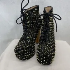 SH143 used ジェフリー キャンベル スタッズ 厚底 ブーティ ブーツのサムネイル