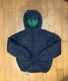 Columbia hooded puffer jacket チェック ダウン