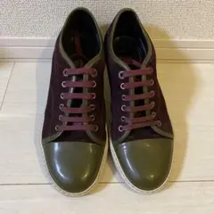 LANVIN スエード エナメルトゥスニーカー 26cm サイズ7 美品のサムネイル