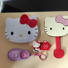 ハローキティ ミラーとキーホルダーセット