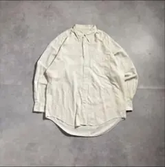 古着 00s GIVENCHY チェックシャツ 長袖 ライトイエロー BDのサムネイル