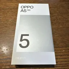 OPPO A5 5G OPG06 ホワイト 本体 数分間使用のみ - メルカリ