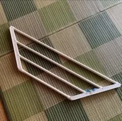 和室用ハンガーポール 見切り取り付け専用　プラ製 中古 フック付き