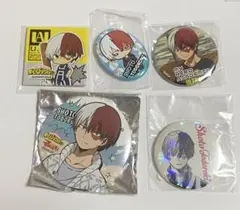 ヒロアカ　アニカフェ　にとたん　オールスター缶バッジ　轟　轟焦凍　セット