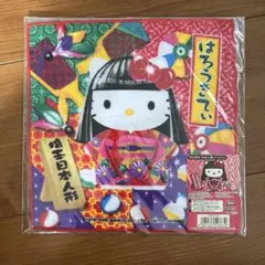 サンリオ ハローキティ ご当地キティ タオルハンカチ 鎌倉 人力車