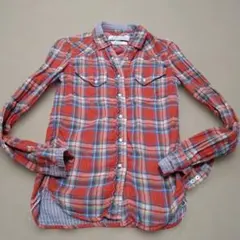 REMI RELIEF レミレリーフ チェック柄長袖シャツ　コットン100%