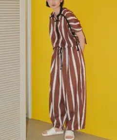 新品 TODAYFUL Stripe gather combinaison 36のサムネイル