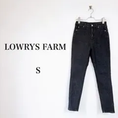 LOWRYS FARM（S〜M）スキニーデニムパンツ　ブラック　ジーンズ　細身