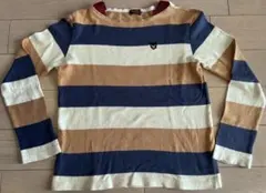 【140cm】DOUBLE B ボーダーカットソー