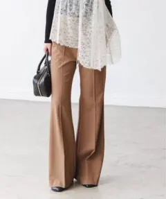 ship様専用◆2025AW NOBLE ハイストレッチナローフレアパンツ　36