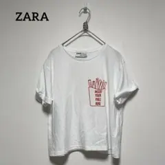 ZARA ザラ ポテトプリント Tシャツ ホワイト レディースSサイズのサムネイル