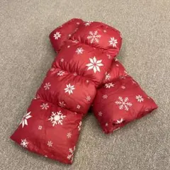 【レア商品！美品】NORTH FACE ノースフェイス　 レッグウォーマー　赤