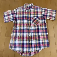 USA製70s PRENTISS チェック半袖シャツのサムネイル
