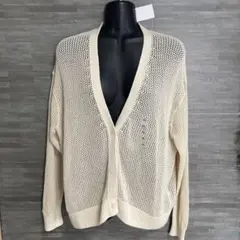 新品タグ付 ユニクロ カーディガン XL 涼しげ