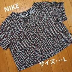 NIKE ナイキ レディーストップス ショート丈トップス ナイキTシャツ L