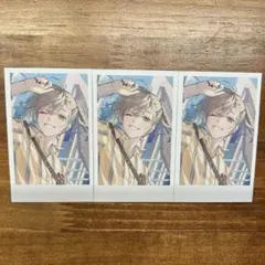 叶　くろのわ　チェキ風カード　バラ可