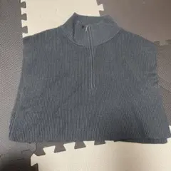 レプシィム　ハーフジップニットベスト