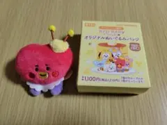 BT21 BABY オリジナルぬいぐるみバッジ　TATA（ファミリーマート限定）