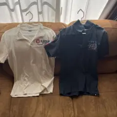 KAMINARI ポロシャツとTシャツ セット 白黒 2枚セット