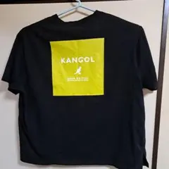 カンゴール バック蛍光 ロゴTシャツ