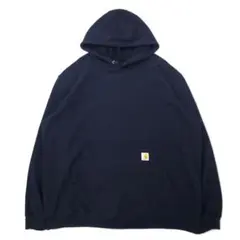 CARHARTT ルーズフィット プルオーバー パーカー 2XL ネイビー