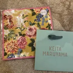 フェイラー ケイタマルヤマ ハンカチ Garden in Bloomオフ 完売品