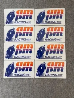 am pm RACING-MST ステッカー 8枚セット