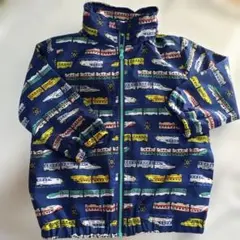 マザウェイズ 電車プリントジャケット