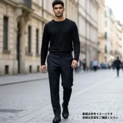 ポロラルフローレン ウール100% ピンストライプ 2タック 日本製