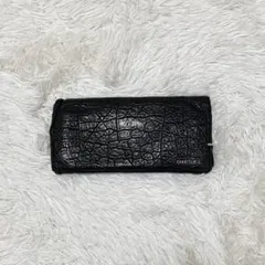 DIESEL 長財布 ブラック レザー