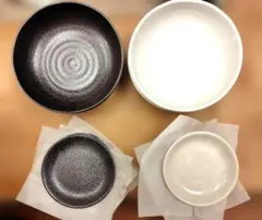 白と黒の深鉢セット！全14枚　飲食店舗用にも!!