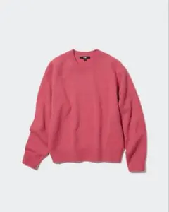 プレミアムラムクルーネックセーター