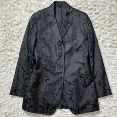 極美品　高級　シルク100％　イギリス製　ペイズリーテーラードジャケット