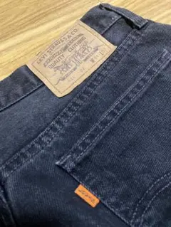 ユーロ Levi's 626 ブラック リーバイス オレンジタブ キャロット