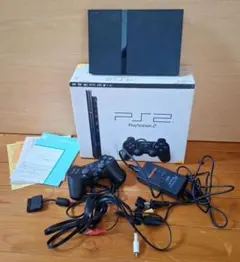 SONY PlayStation２本体を含む全セットCharcoal Blackのサムネイル