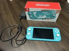 ニンテンドースイッチライト　ターコイズ【ジャンク】箱・充電器・SDカードなし ニンテンドースイッチライト ターコイズ【ジャンク】箱・充電器
