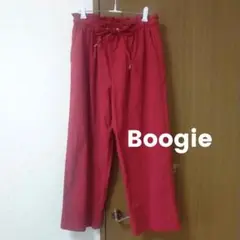 【 Boogie 】 赤のカジュアル❁︎コットン 紐付きパンツ